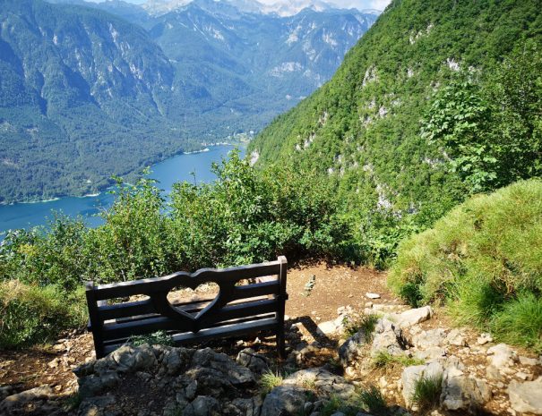 Bohinj Love bench