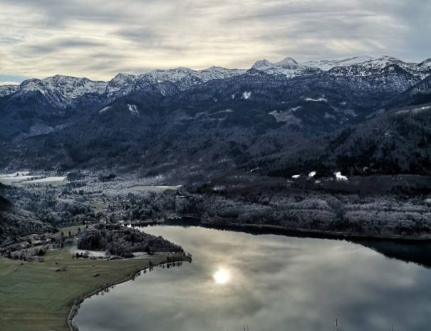 Bohinj lake Vogar view